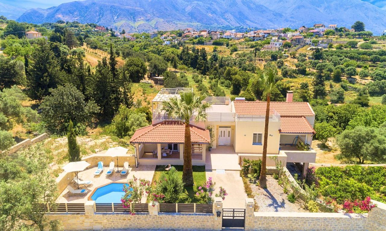 Villa Di Palma Heated Pool Koufi Exterior photo