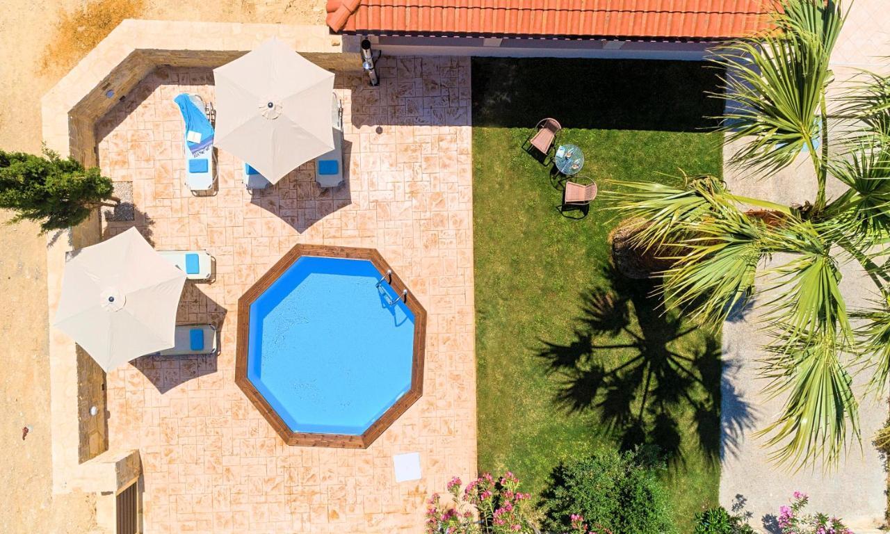 Villa Di Palma Heated Pool Koufi Exterior photo